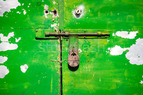 Grunge metal door   Stock photo © Taigi