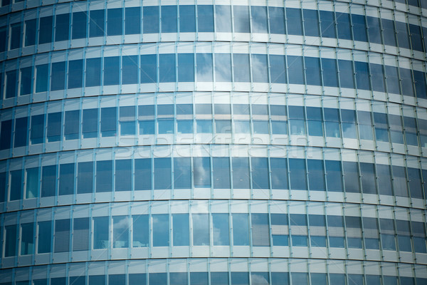 Glass wall of a skyscraper Stock photo © Taigi