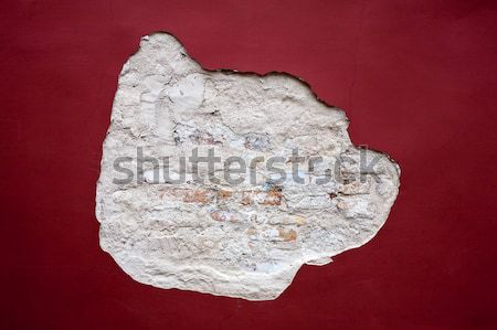 Oude cement muur textuur detail gebarsten Stockfoto © Taigi