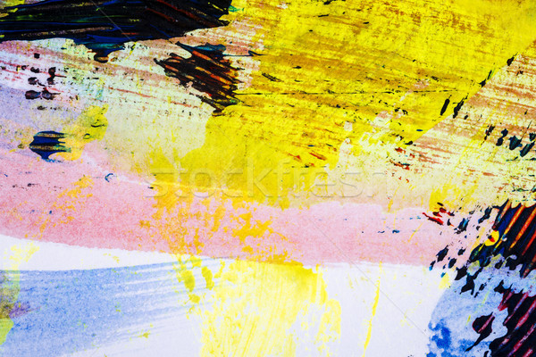 Resumen arte primer plano tiro mano pintado Foto stock © Taigi