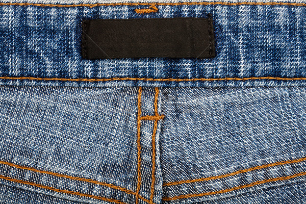 Blank fabric jeans label Stock photo © Taigi