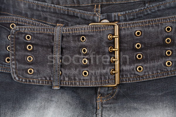 Closeup shot of jeans front Stock photo © Taigi