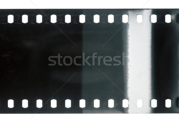 Oude grunge filmstrip luidruchtig grijs geïsoleerd Stockfoto © Taigi