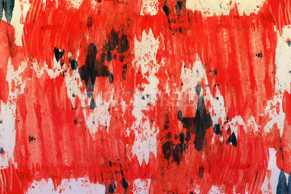 Acril arte folosit element vopsea roşu Imagine de stoc © Taigi