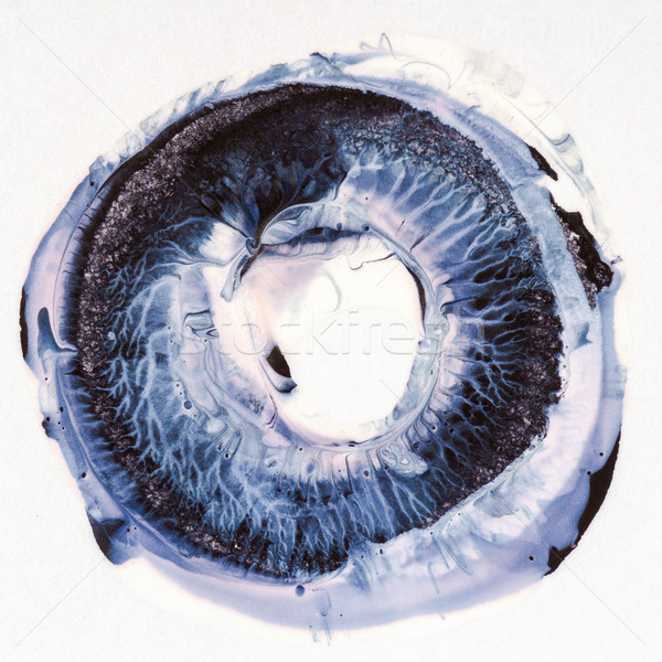 Acrilico cerchio abstract mano verniciato carta Foto d'archivio © Taigi