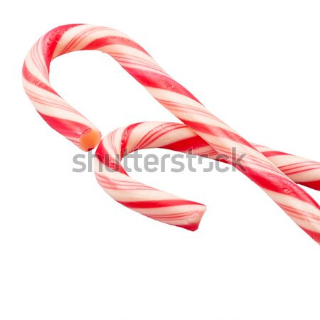 Christmas candy canes Stock photo © Taigi