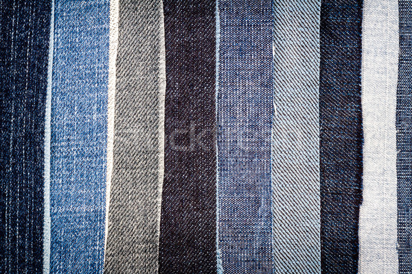Abstract different jeans stripes texture background Stock photo © Taigi