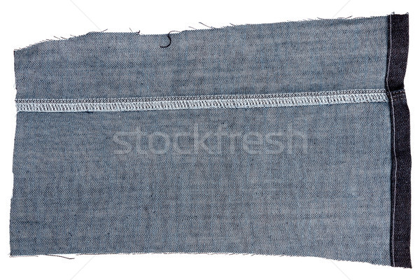 Piece of blue jeans fabric Stock photo © Taigi