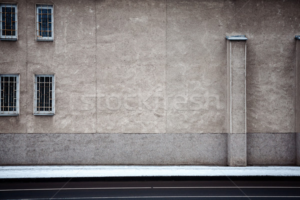 Zdjęcia stock: Ulicy · ściany · wyblakły · budynku · streszczenie