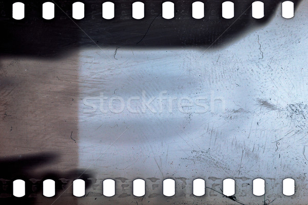 Starych grunge przezroczy głośny taśmy filmowej tekstury Zdjęcia stock © Taigi