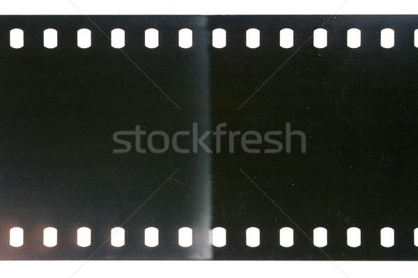 Oude grunge filmstrip luidruchtig grijs geïsoleerd Stockfoto © Taigi