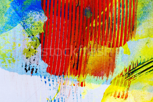 Abstract artă shot mână vopsit Imagine de stoc © Taigi