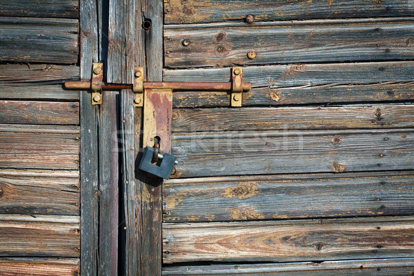 Old grunge door lock   Stock photo © Taigi