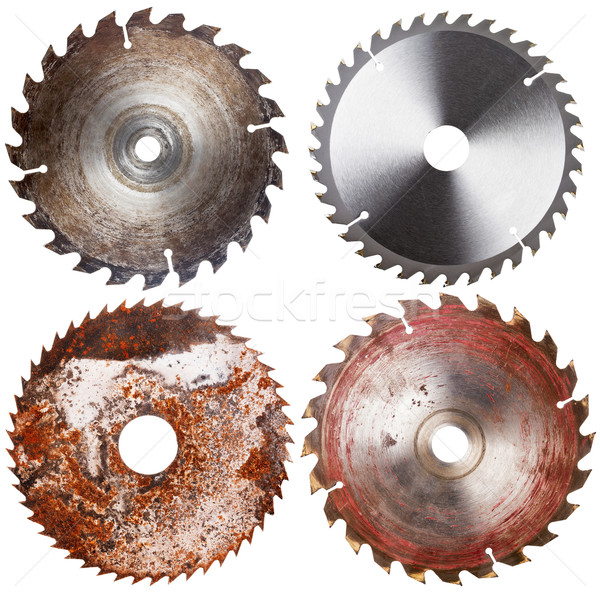 Set of circular saw blades  Stock photo © Taigi
