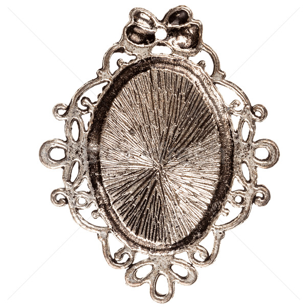 Reverse side of silver pendant Stock photo © Taigi