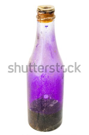 Old bottle with potassium permanganate Stock photo © Taigi