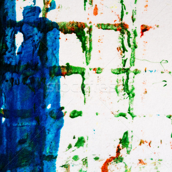 Abstract arte primo piano view mano verniciato Foto d'archivio © Taigi