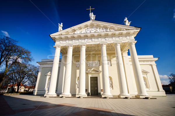 Kathedrale Vilnius Haupt Kirche Litauen Stock foto © Taigi