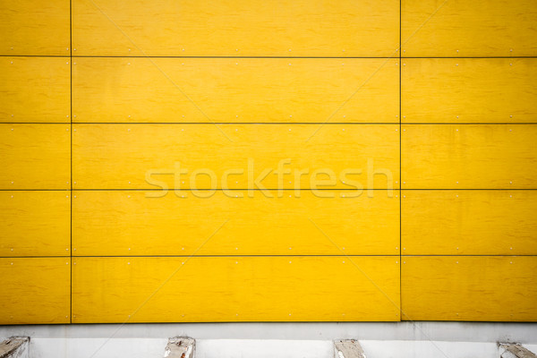 Stock photo: Modern yellow wall texture background