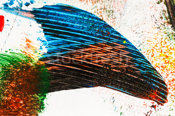 Abstract vibrant acril artă macro shot Imagine de stoc © Taigi