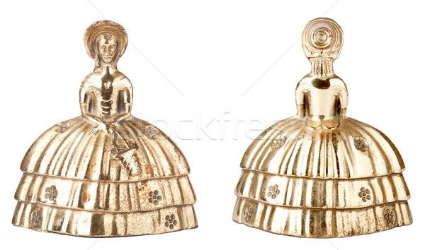 Vintage laiton cloche forme femme [[stock_photo]] © Taigi