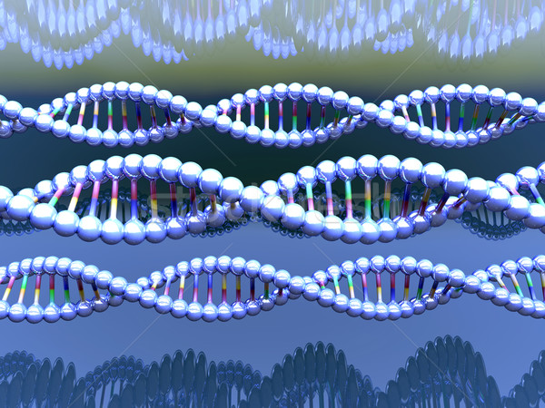 Dna Modell Gesundheit Hintergrund Medizin Wissenschaft Stock foto © taiyaki999