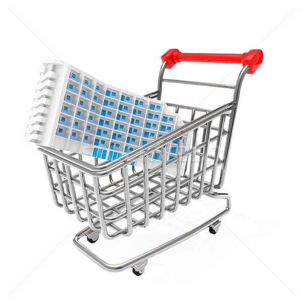 Foto stock: Inversión · mansión · metal · mercado · supermercado · tienda