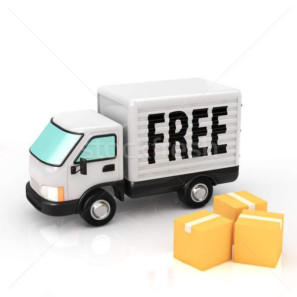 Envío libre negocios fondo servicio libre transporte Foto stock © taiyaki999