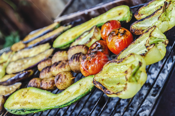 Grillés cuisson vue alimentaire été [[stock_photo]] © TanaCh