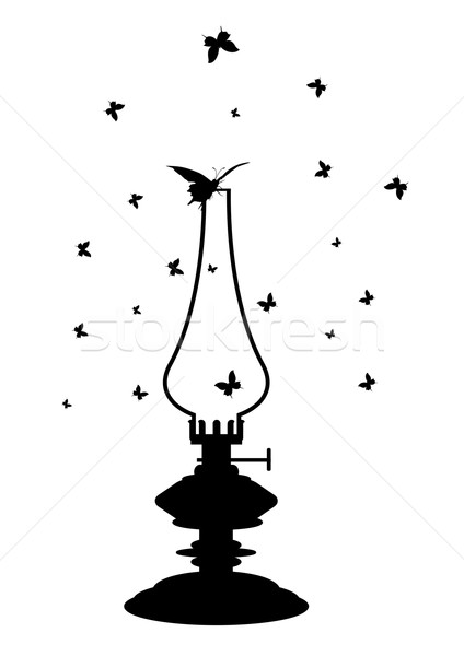kerosene lamp Stock photo © tanais