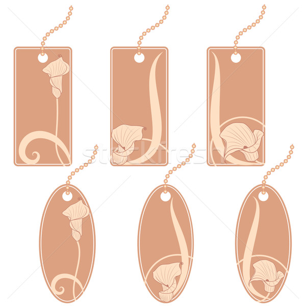 Stock photo: set of the price tags