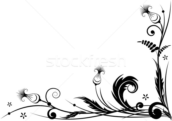 stylized thistle Stock photo © tanais