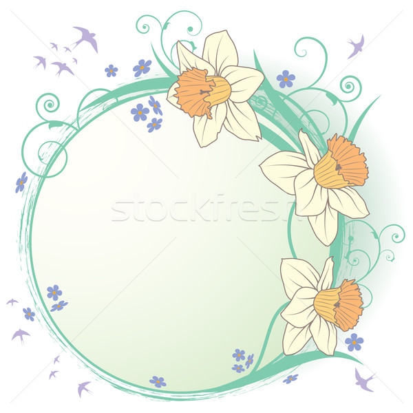 floral frame Stock photo © tanais