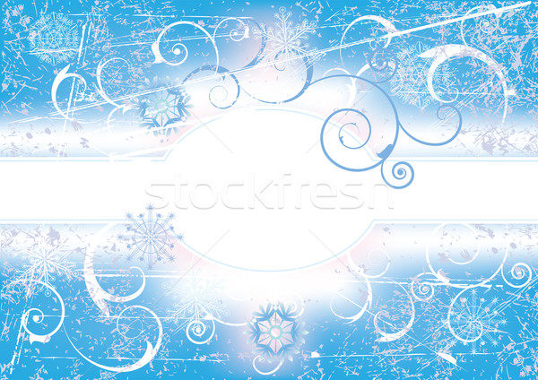 Weihnachten Grunge Hintergrund blau rosa Spirale Stock foto © tanais