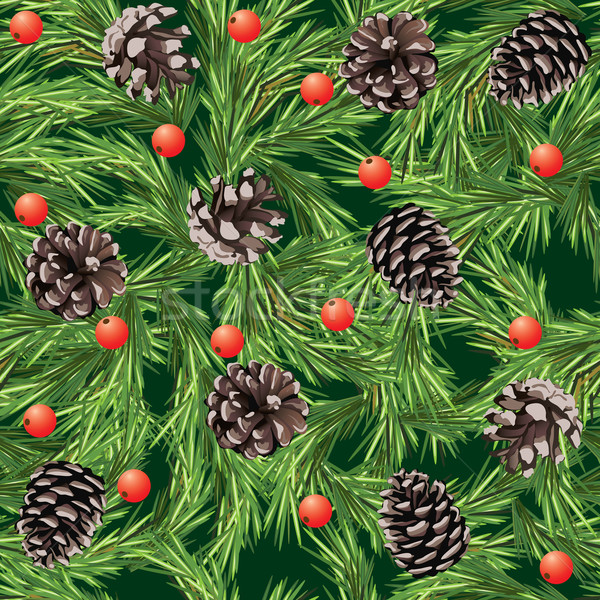 商业照片: 圣诞节 · 松树 · 背景 · 绿色 · 红色