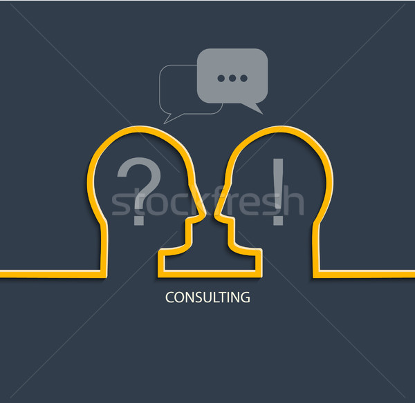 Concept of Consulting. Stock photo © tandaV