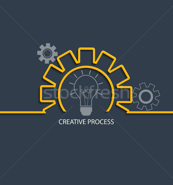 Creativo processo stile vettore abstract luce Foto d'archivio © tandaV