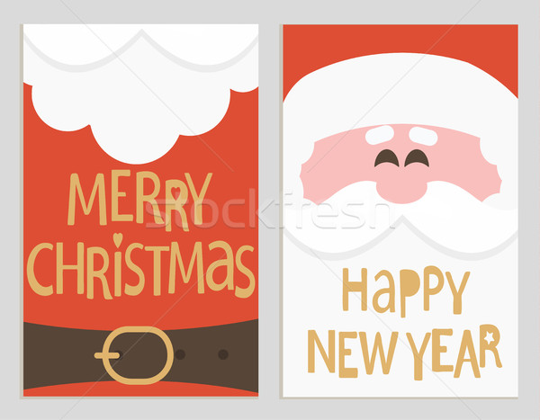 Santa's message banners. Stock photo © tandaV