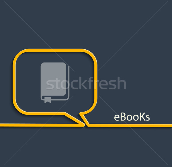 Ebook, vector illustration. Stock photo © tandaV