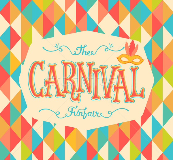 Carnival funfair background. Stock photo © tandaV