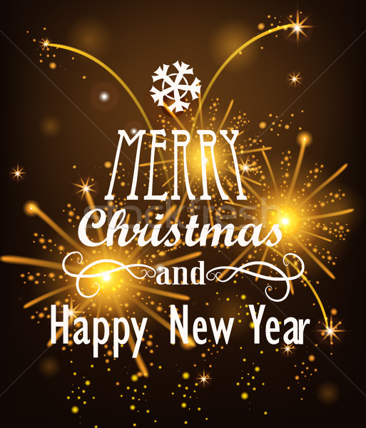 Vector Christmas Messages. Stock photo © tandaV