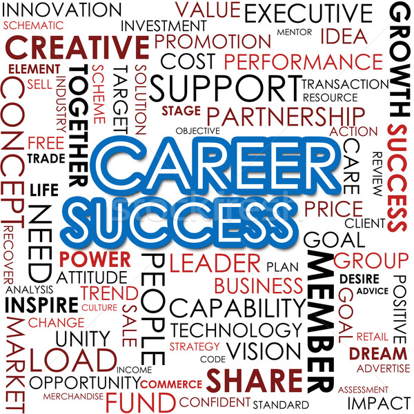 Career success word cloud Stock photo © tang90246