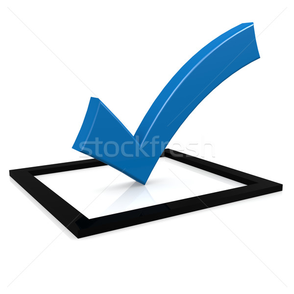 Blue tick Stock photo © tang90246