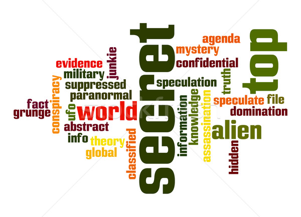 Top secret word cloud Stock photo © tang90246