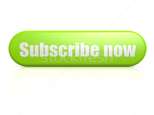 Subscribe now green button Stock photo © tang90246