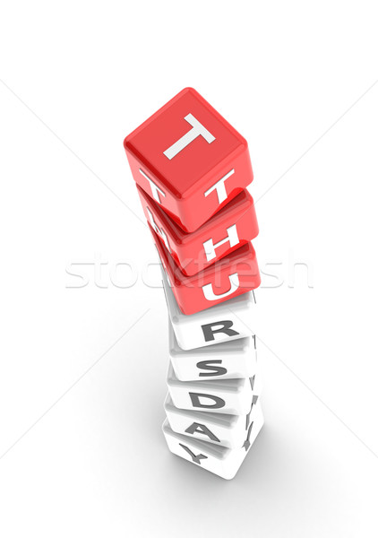 Thursday puzzle word Stock photo © tang90246