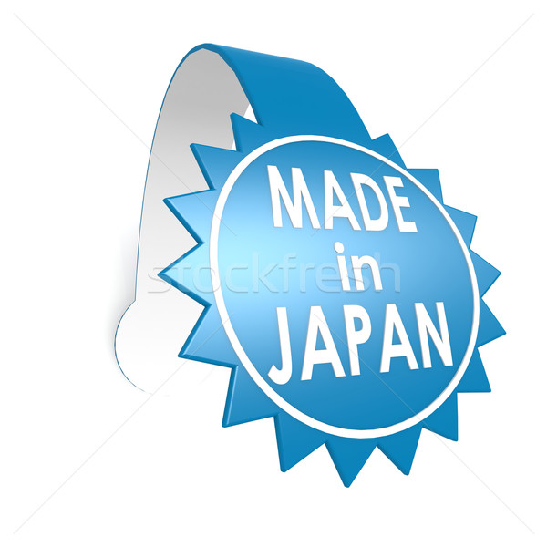 Made in Japan star label Stock photo © tang90246