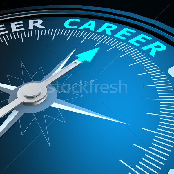 Career word on campass Stock photo © tang90246