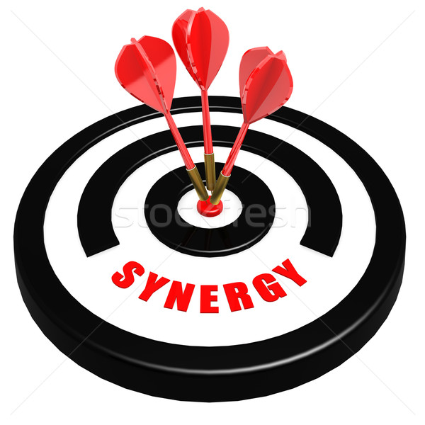 Synergy dart board Stock photo © tang90246