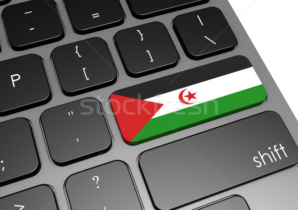 Ouest sahara clavier image rendu [[stock_photo]] © tang90246